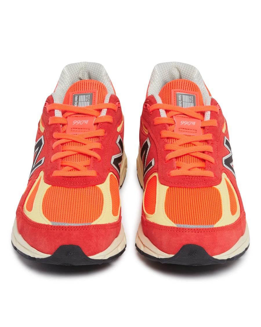 New Balance Sneakers 990v4 Arancioni, view 5
