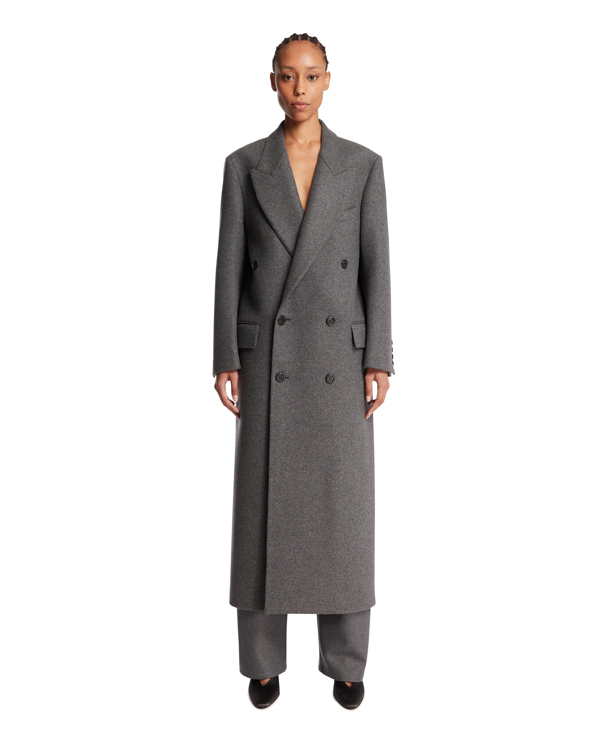 ARMARIUM Cappotto Hadi In Lana E Cashmere Grigio