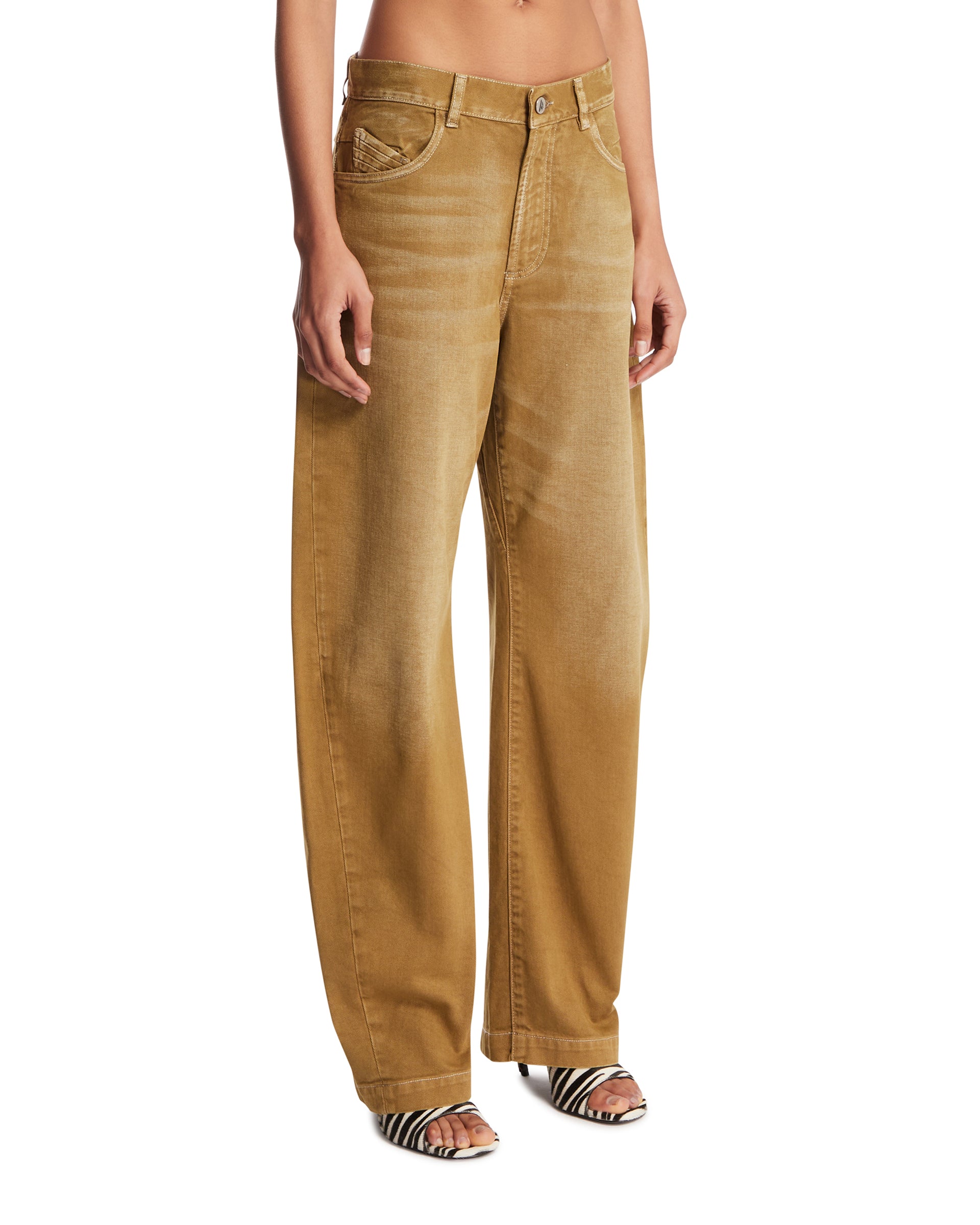 The Attico Jeans Fern Scoloriti Verdi, view 2