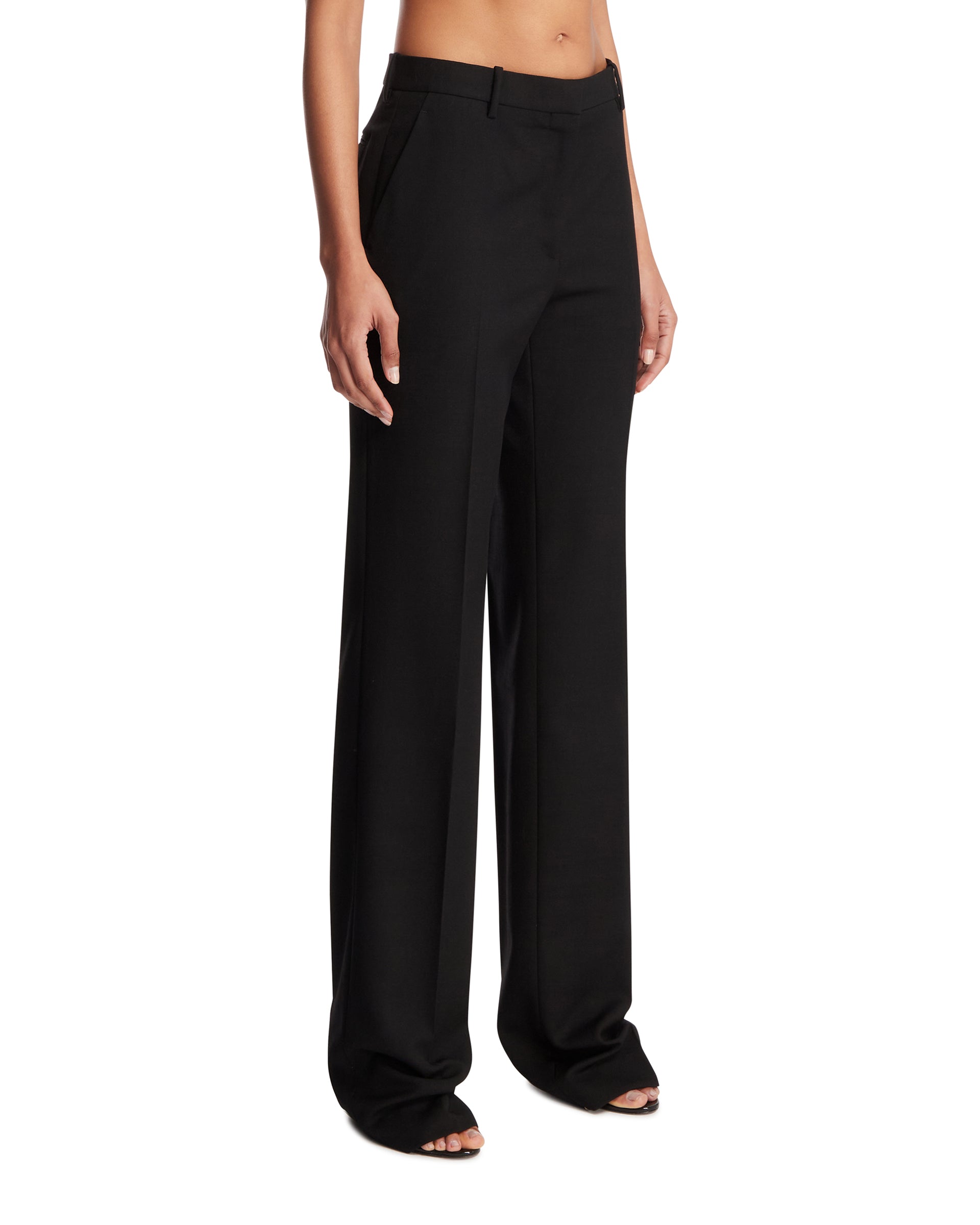 Tom Ford Pantaloni In Lana Neri, view 2