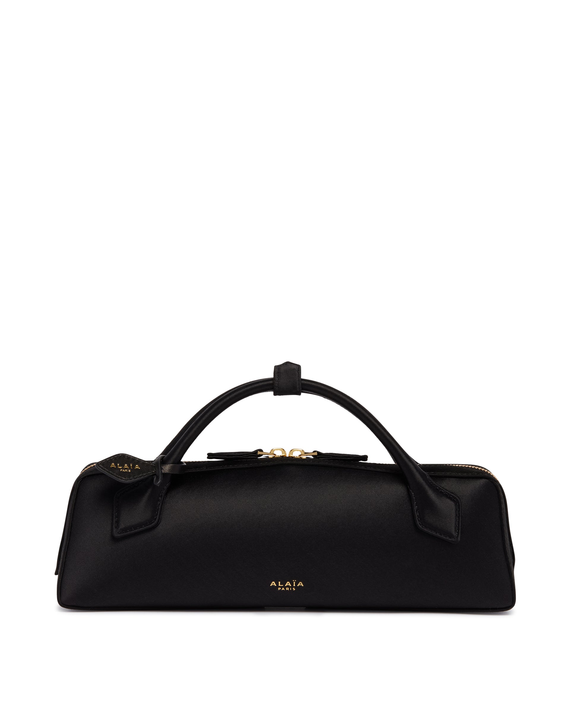 Alaïa Pochette In Satin Le Teckel Nera