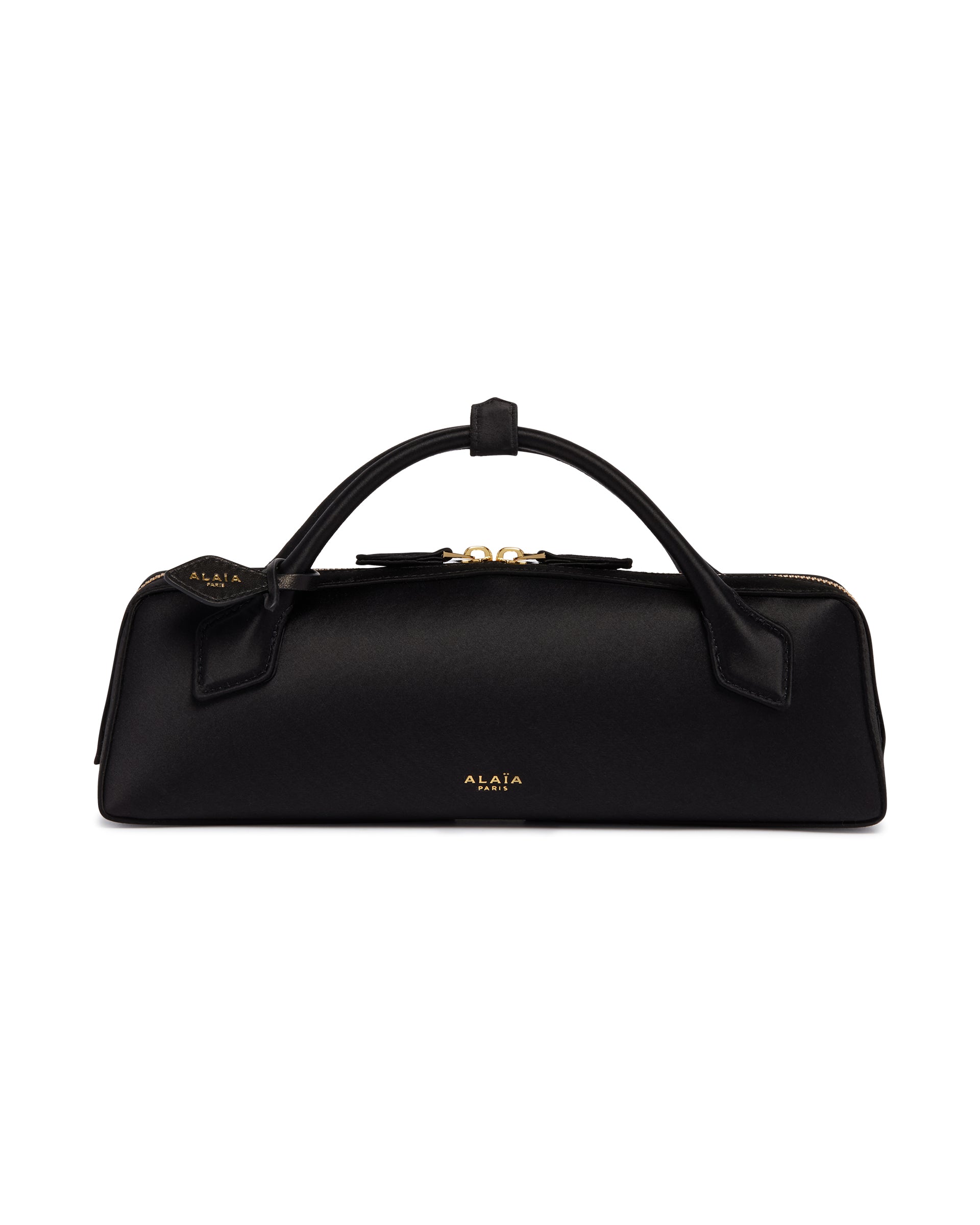 Alaïa Pochette In Satin Le Teckel Nera, view 2