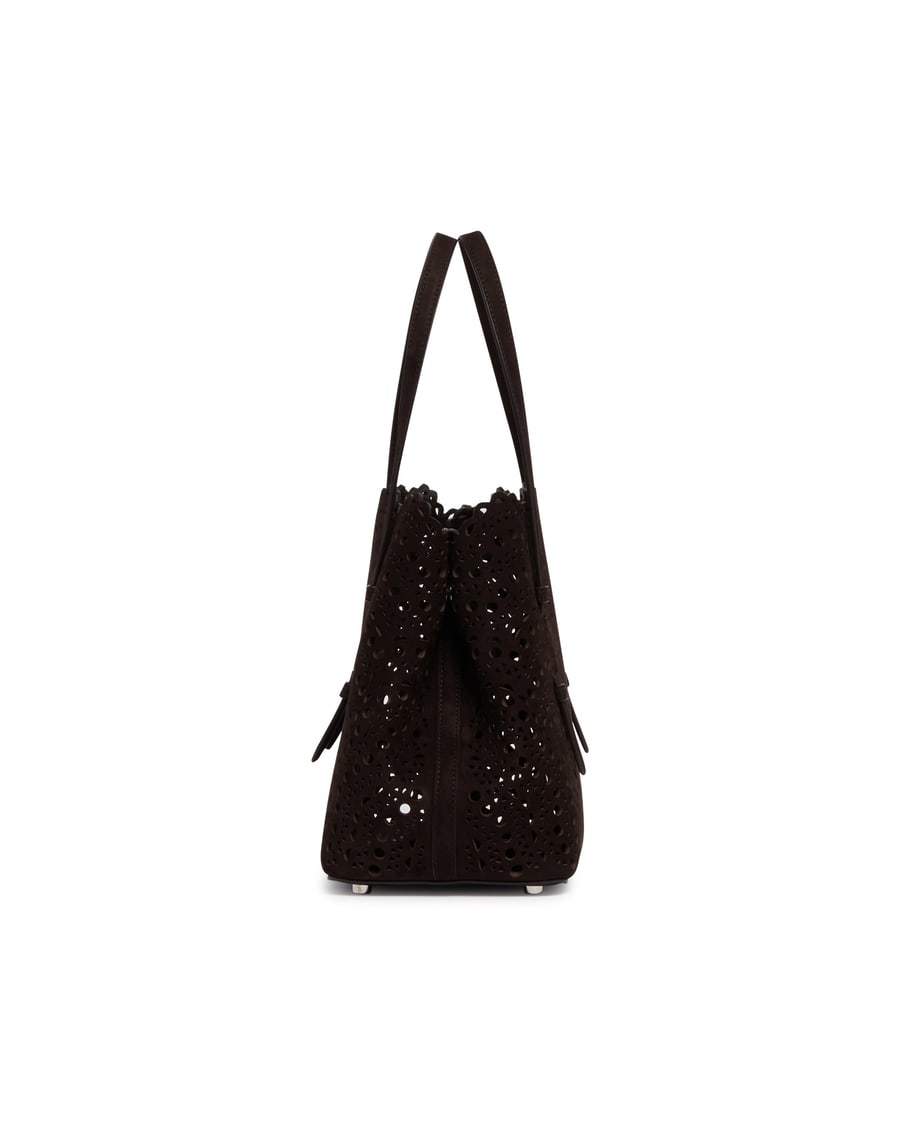 Alaïa Borsa Mina 20 Marrone, view 5