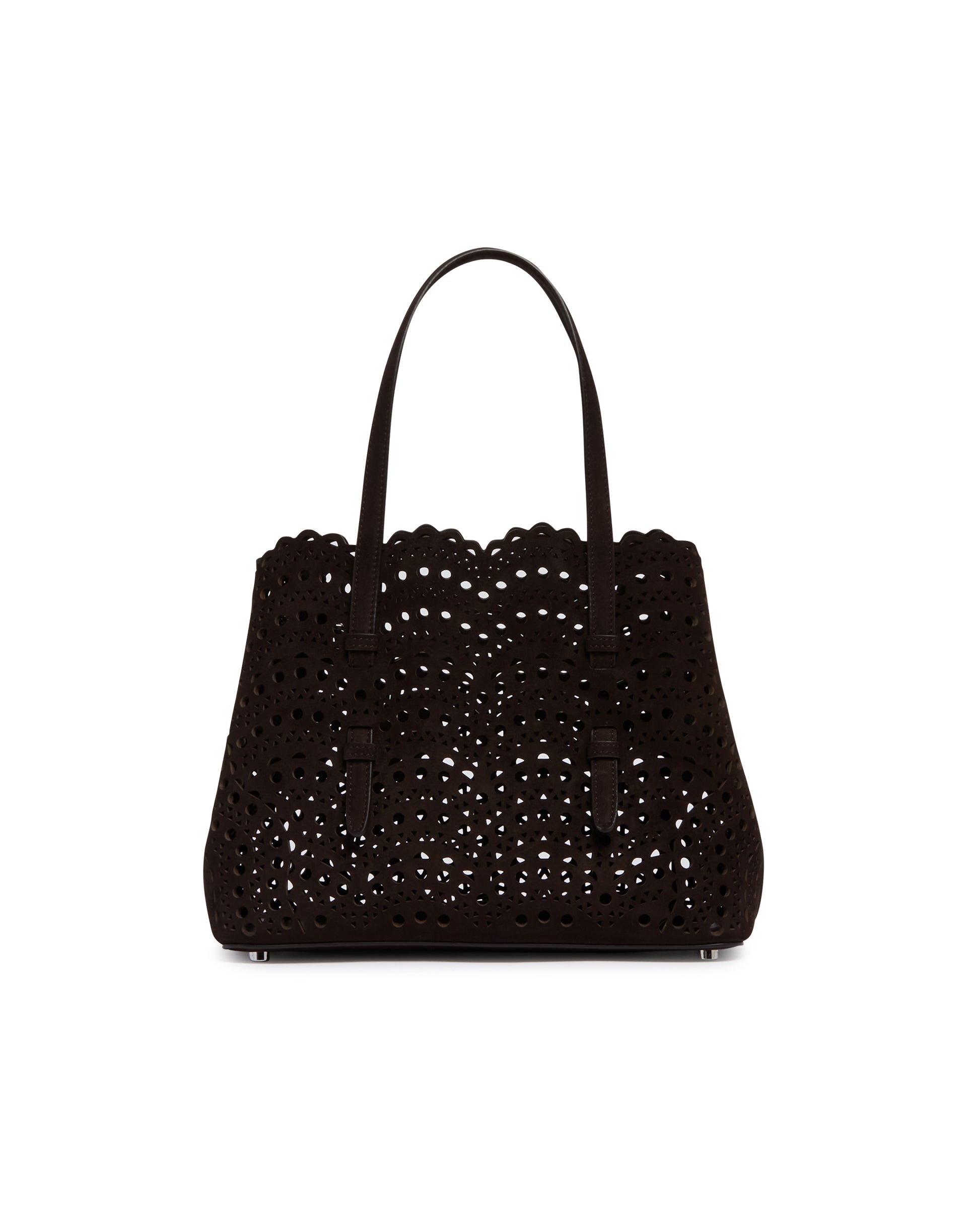 Alaïa Borsa Mina 20 Marrone, view 2