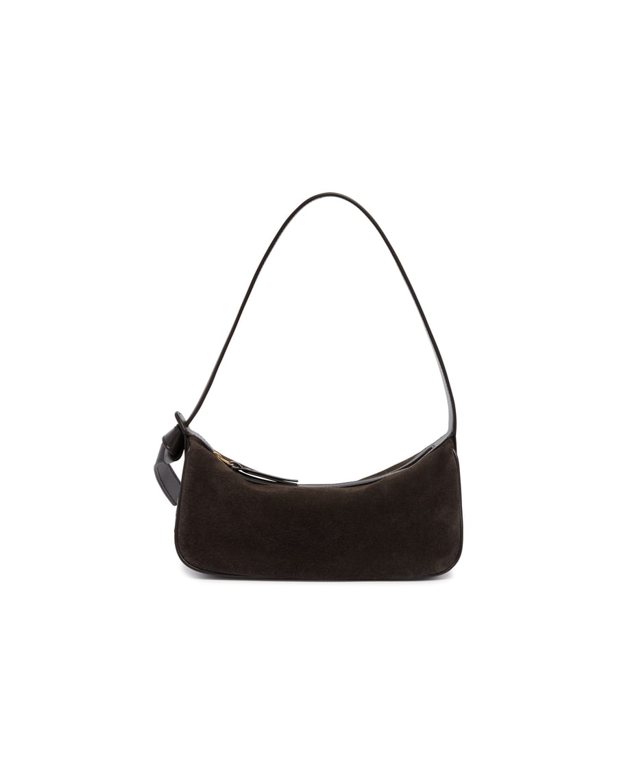 Bottega Veneta Borsa a Spalla Nodo Marrone, view 2