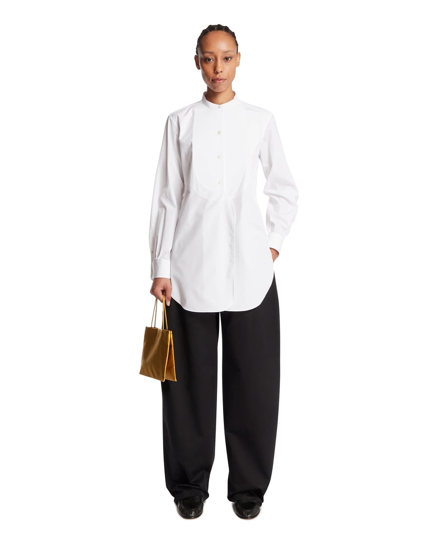 The Row Camicia In Cotone Bianca, view 3