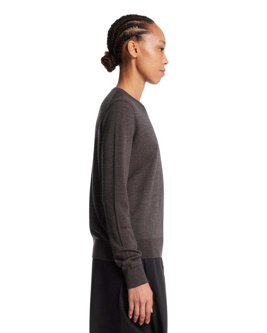 The Row Maglione Ondre In Cashmere Grigio, view 4