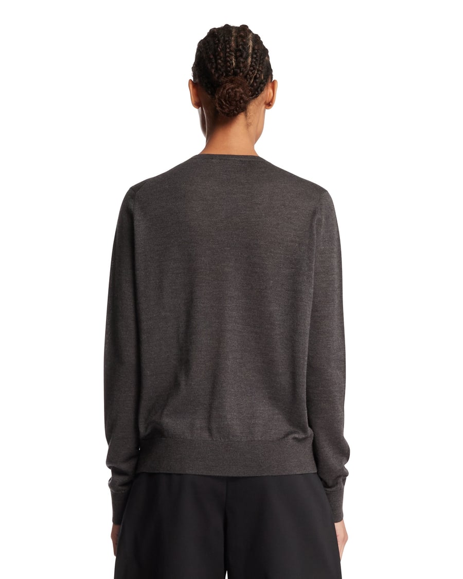 The Row Maglione Ondre In Cashmere Grigio, view 5