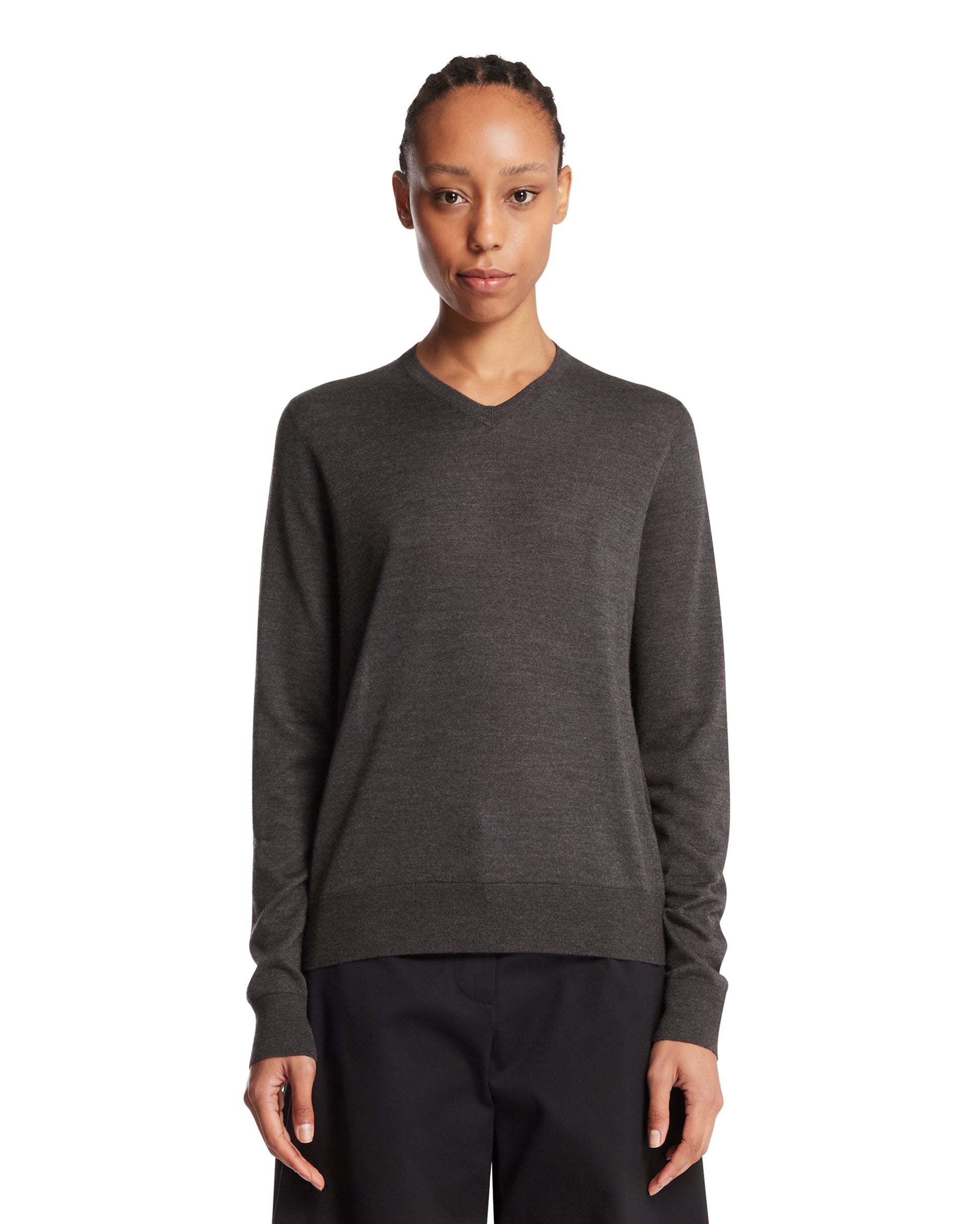 The Row Maglione Ondre In Cashmere Grigio