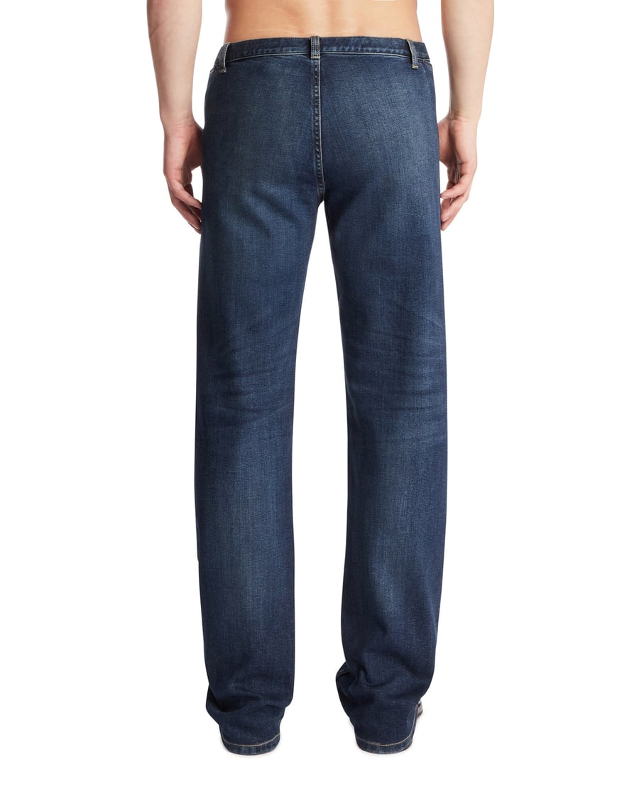 Gucci Pantaloni In Denim Stretch Blu, view 5