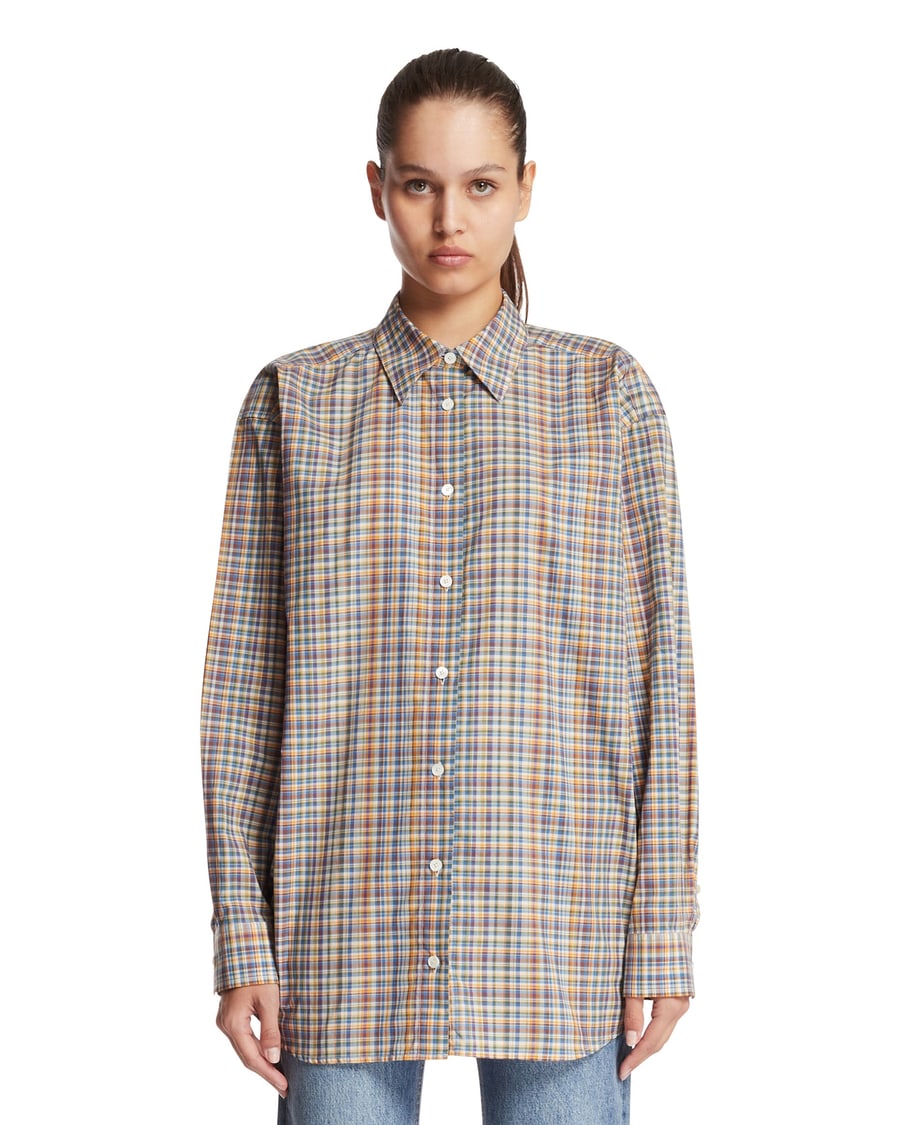 Toteme Camicia In Cotone A Quadri Multicolor