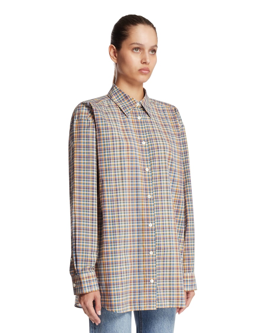 Toteme Camicia In Cotone A Quadri Multicolor, view 2