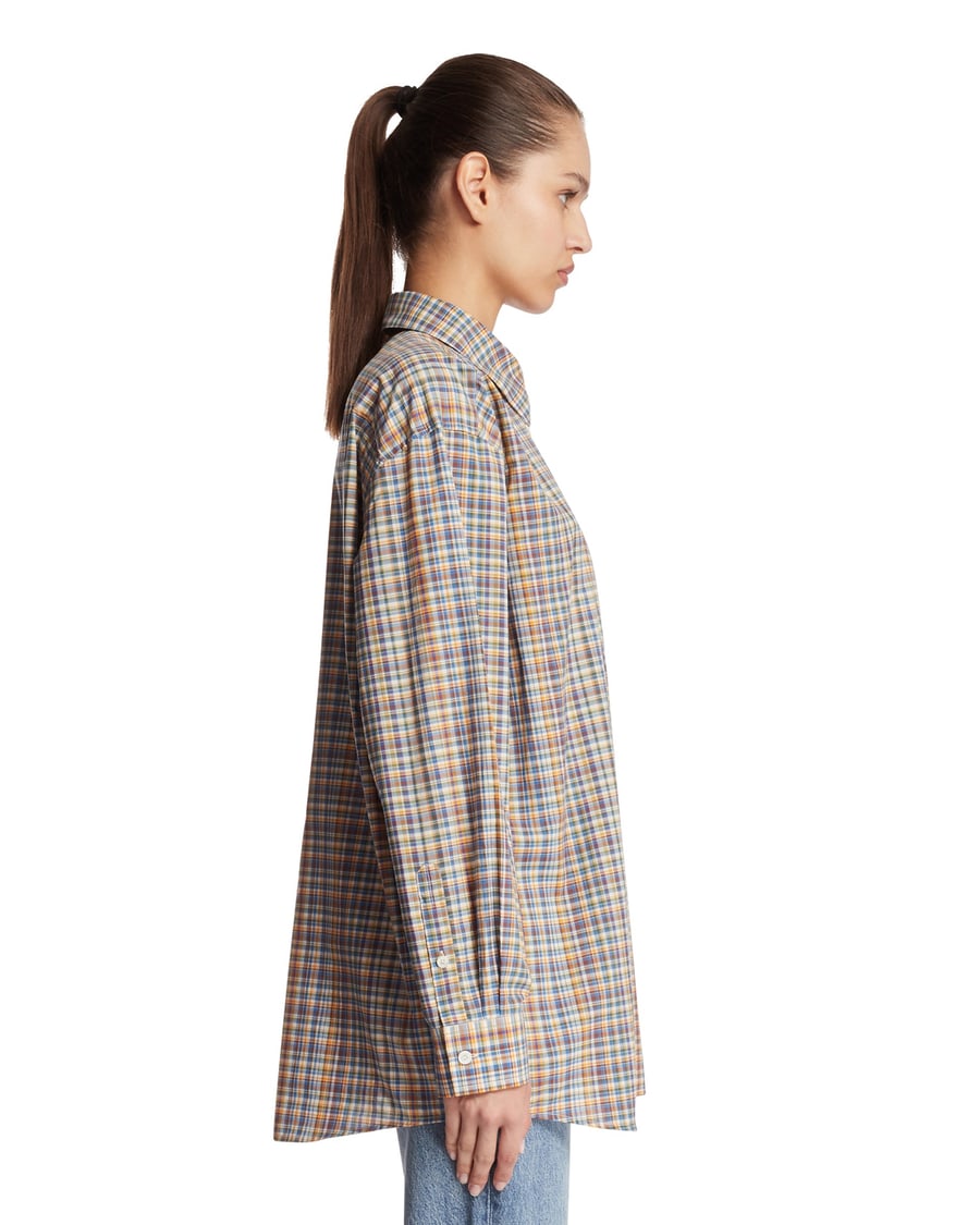 Toteme Camicia In Cotone A Quadri Multicolor, view 4