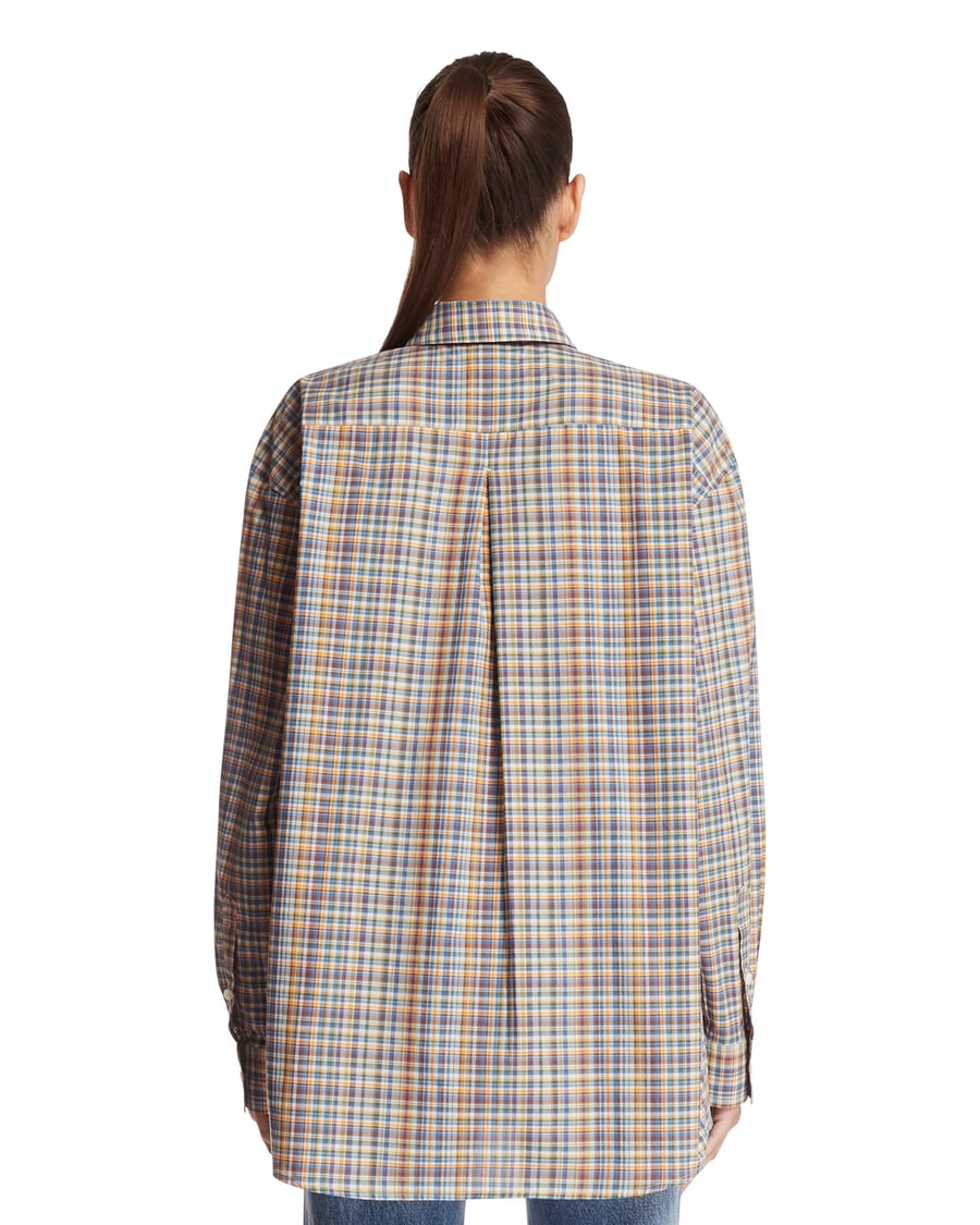 Toteme Camicia In Cotone A Quadri Multicolor, view 5