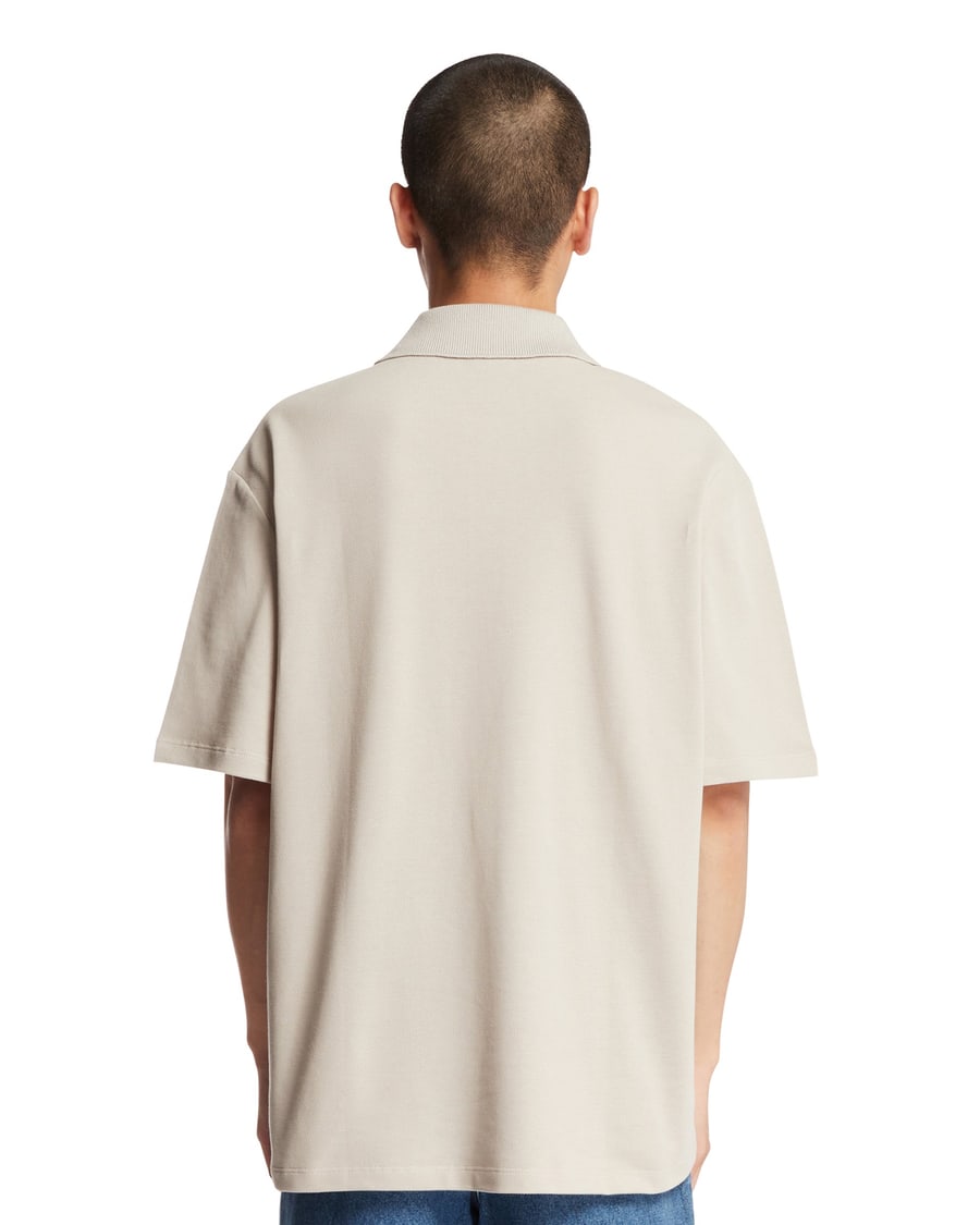 Loewe Polo Anagram In Cotone Grigia, view 5