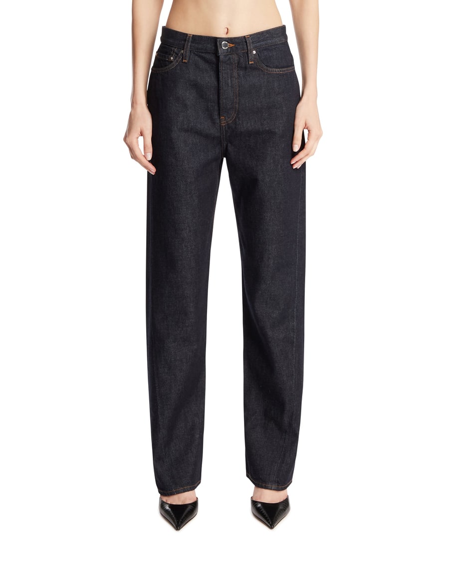 Toteme Jeans A Gamba Dritta Blu
