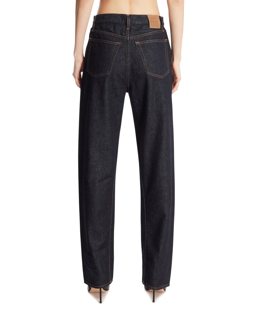 Toteme Jeans A Gamba Dritta Blu, view 5