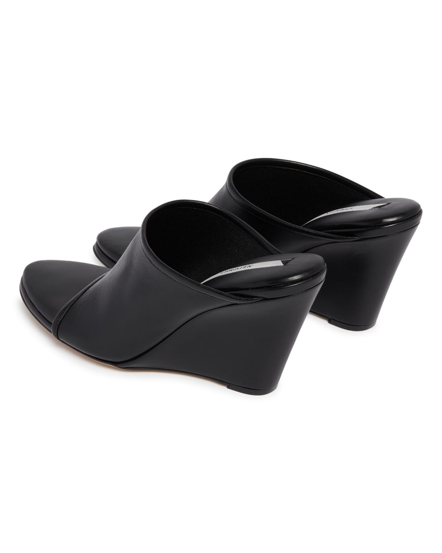 CHRISTEN Mules Con Zeppa Nere, view 5