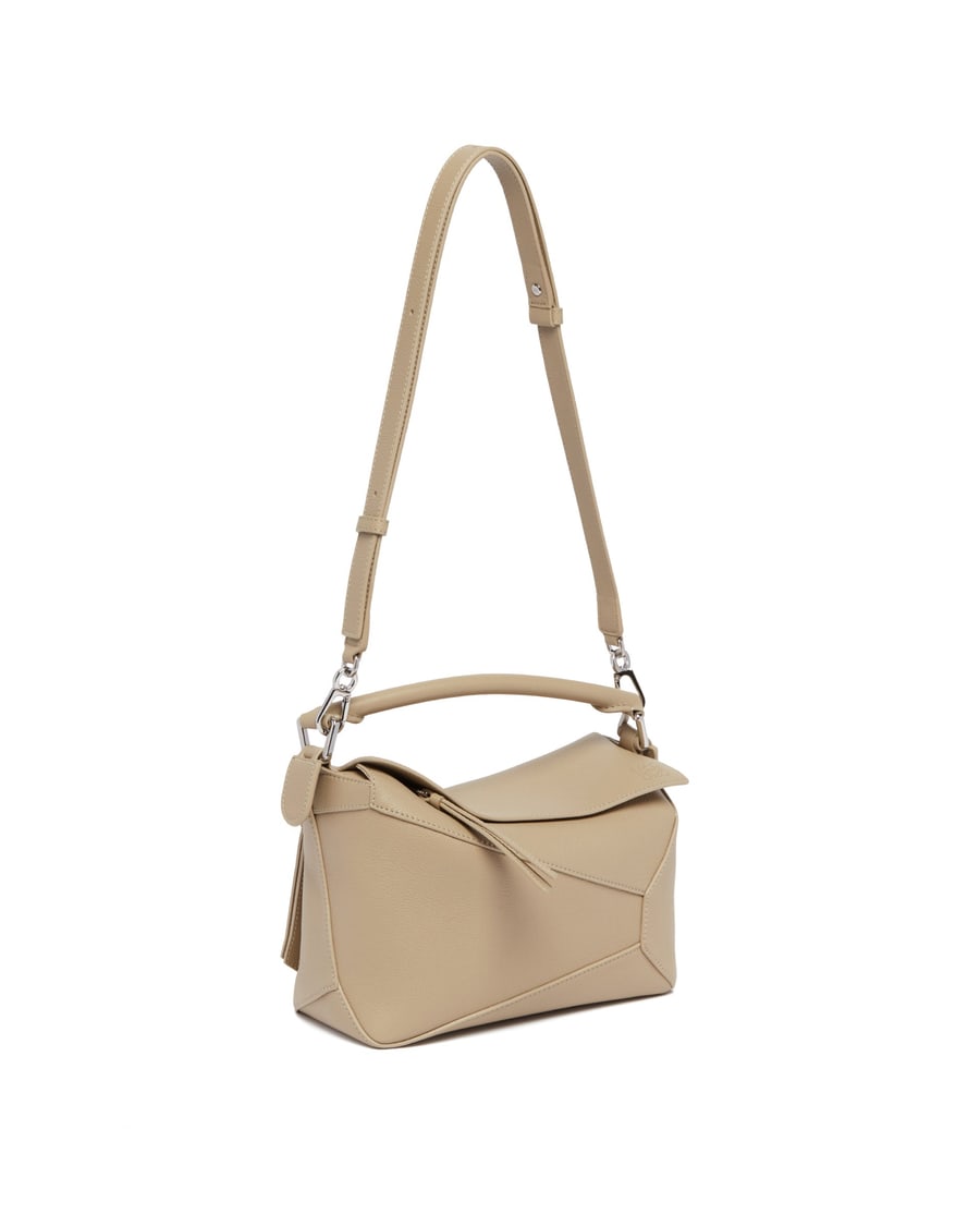 Loewe Borsa Puzzle Edge Piccola Beige, view 5