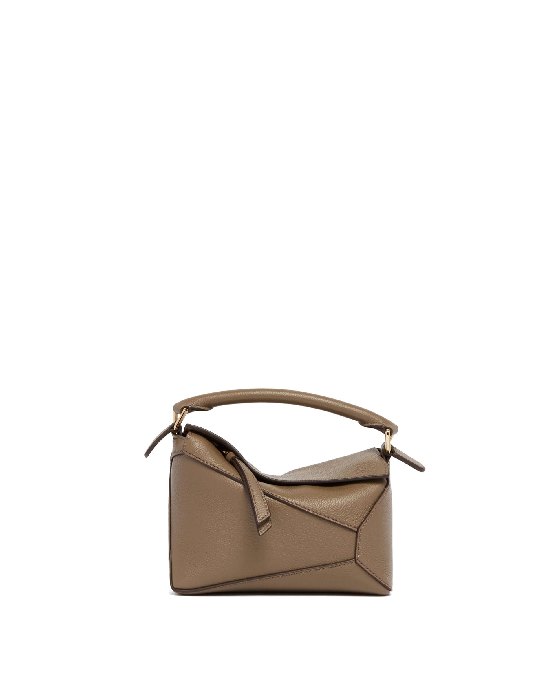 Loewe Borsa Mini Puzzle In Pelle Marrone
