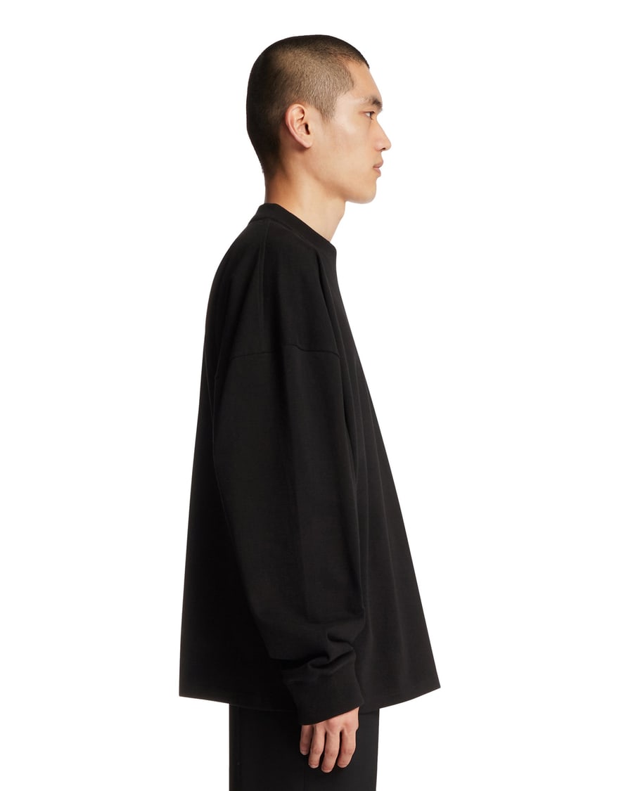 The Row T-Shirt In Cotone Nera, view 4
