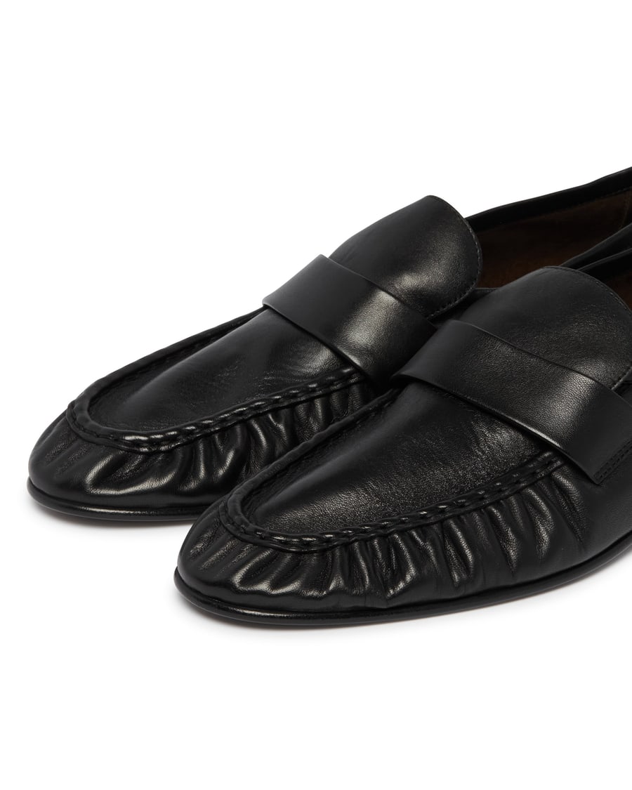 The Row Soft Loafer Mocassini Neri, view 6