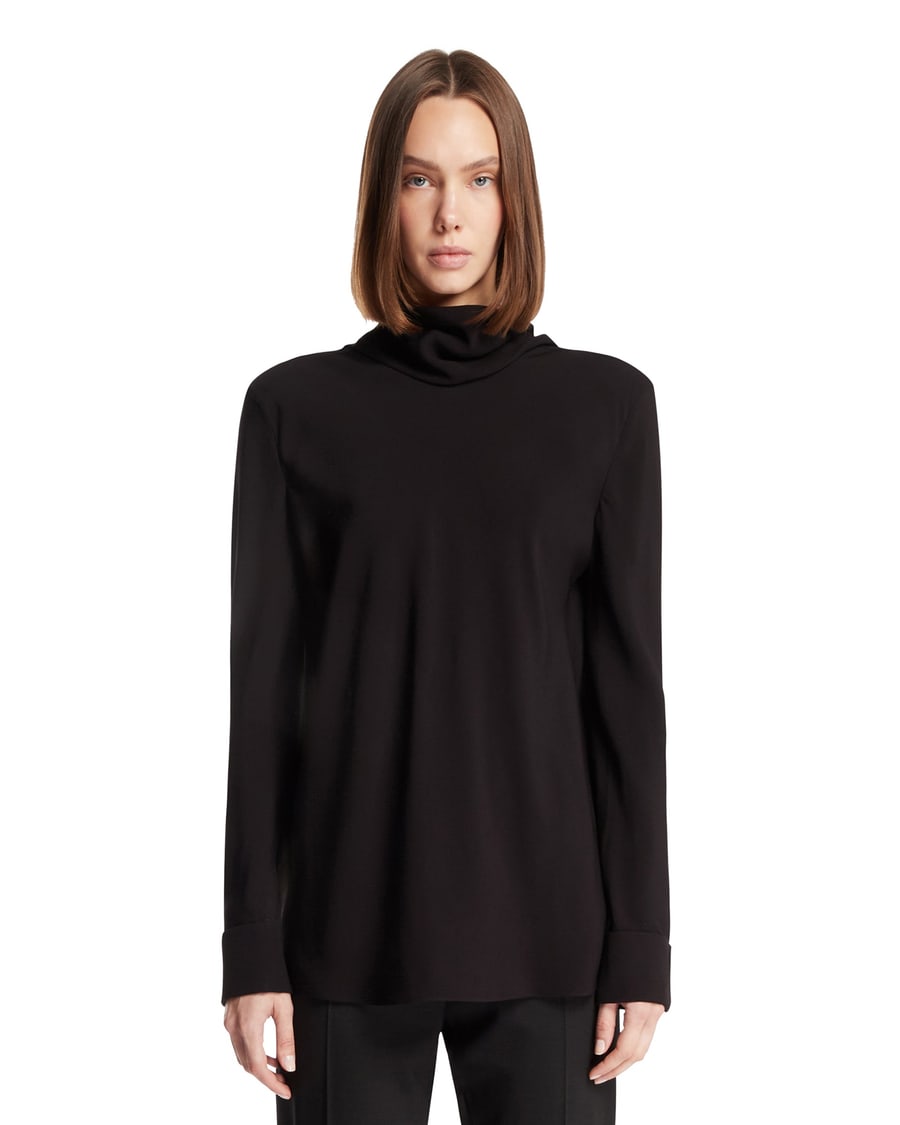 The Row Top In Viscosa Nero