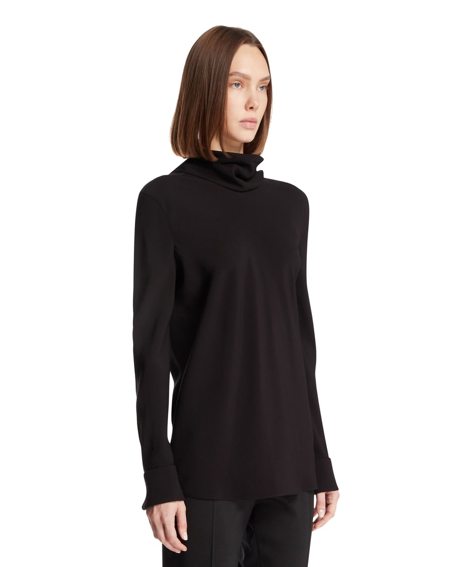 The Row Top In Viscosa Nero, view 2
