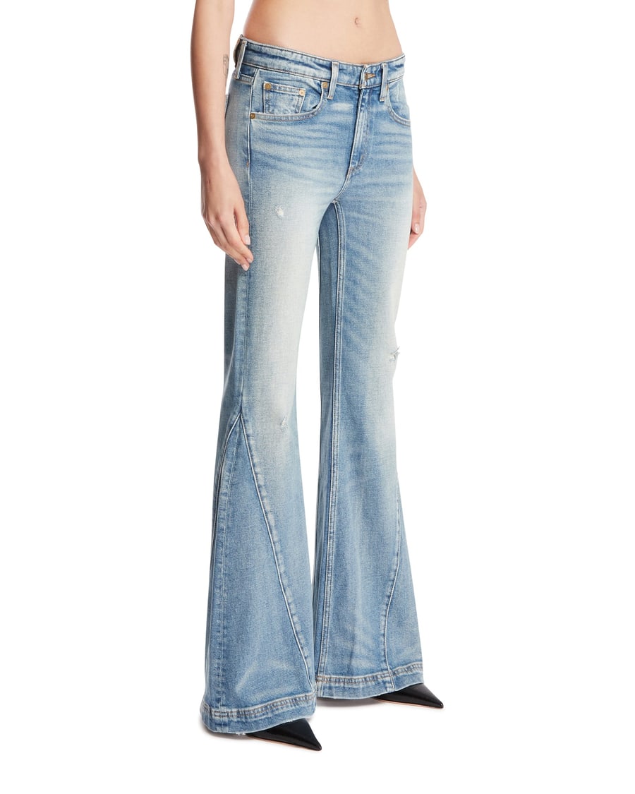 ANTIK DENIM Jeans Texas Super Flare Blu, view 2