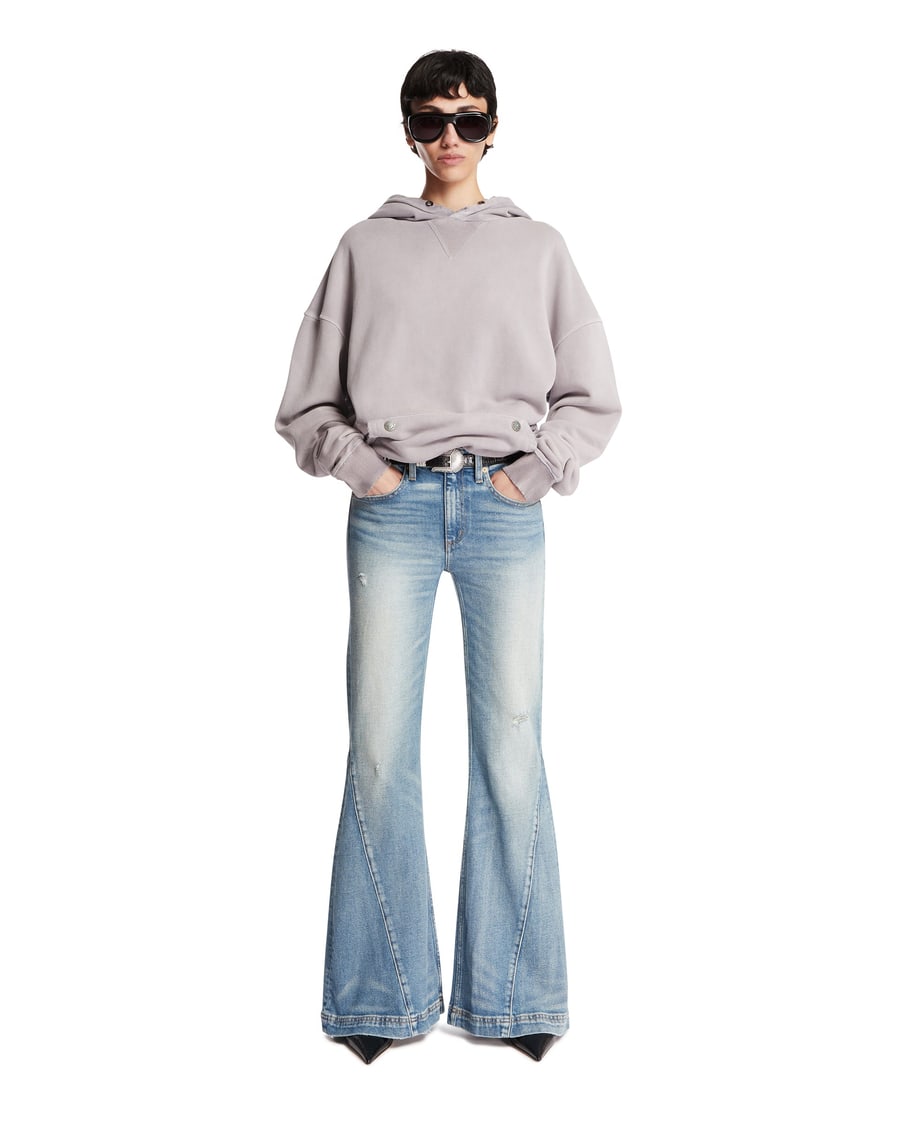ANTIK DENIM Jeans Texas Super Flare Blu, view 3