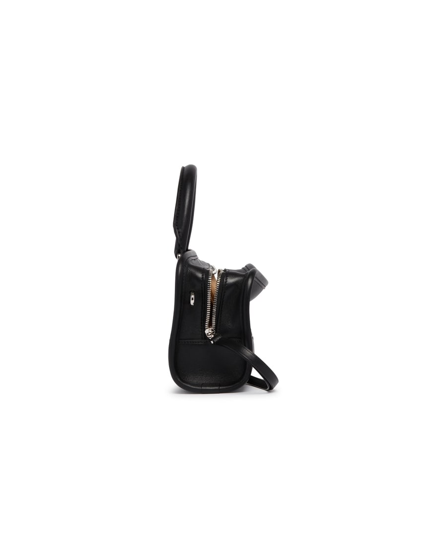 Loewe Borsa Amazona 180 Mini In Pelle Nera, view 5
