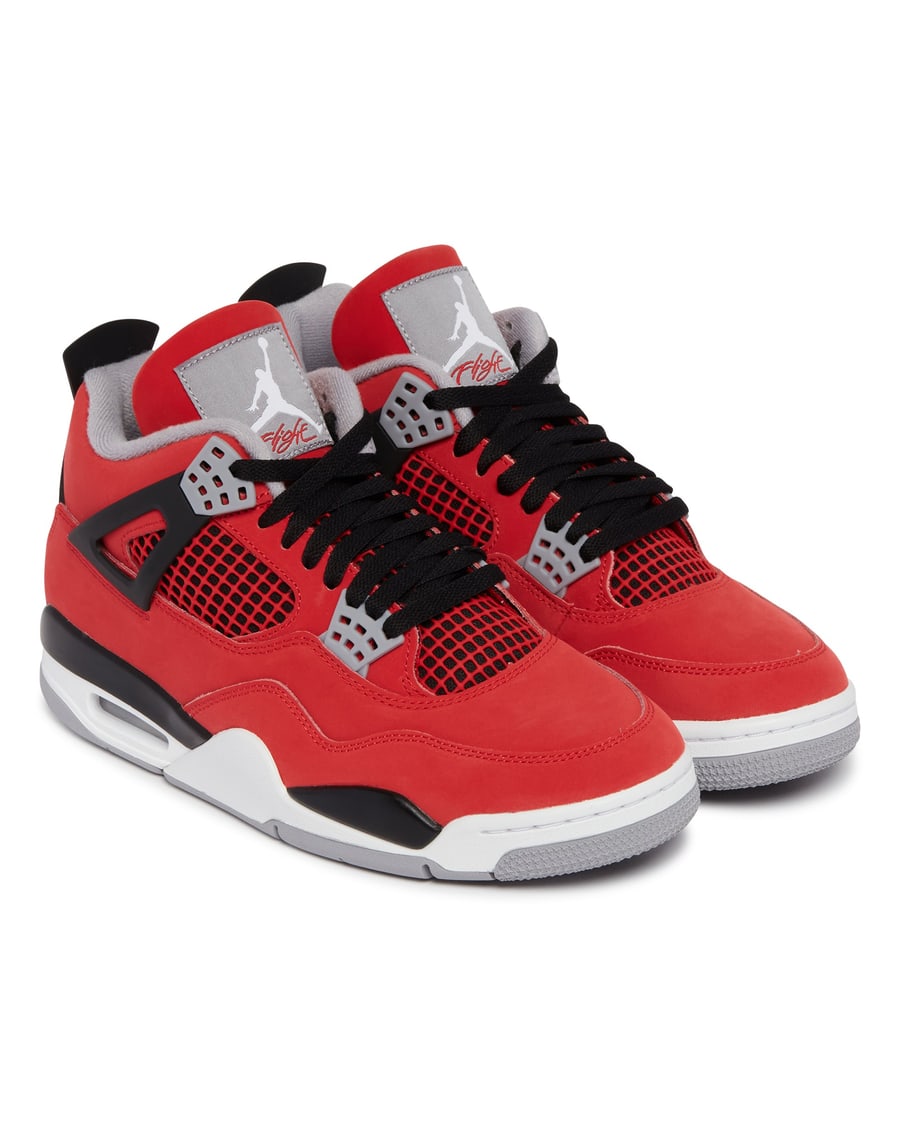 Nike Sneakers Air Jordan 4 Retro Toro Bravo Rosse, view 4