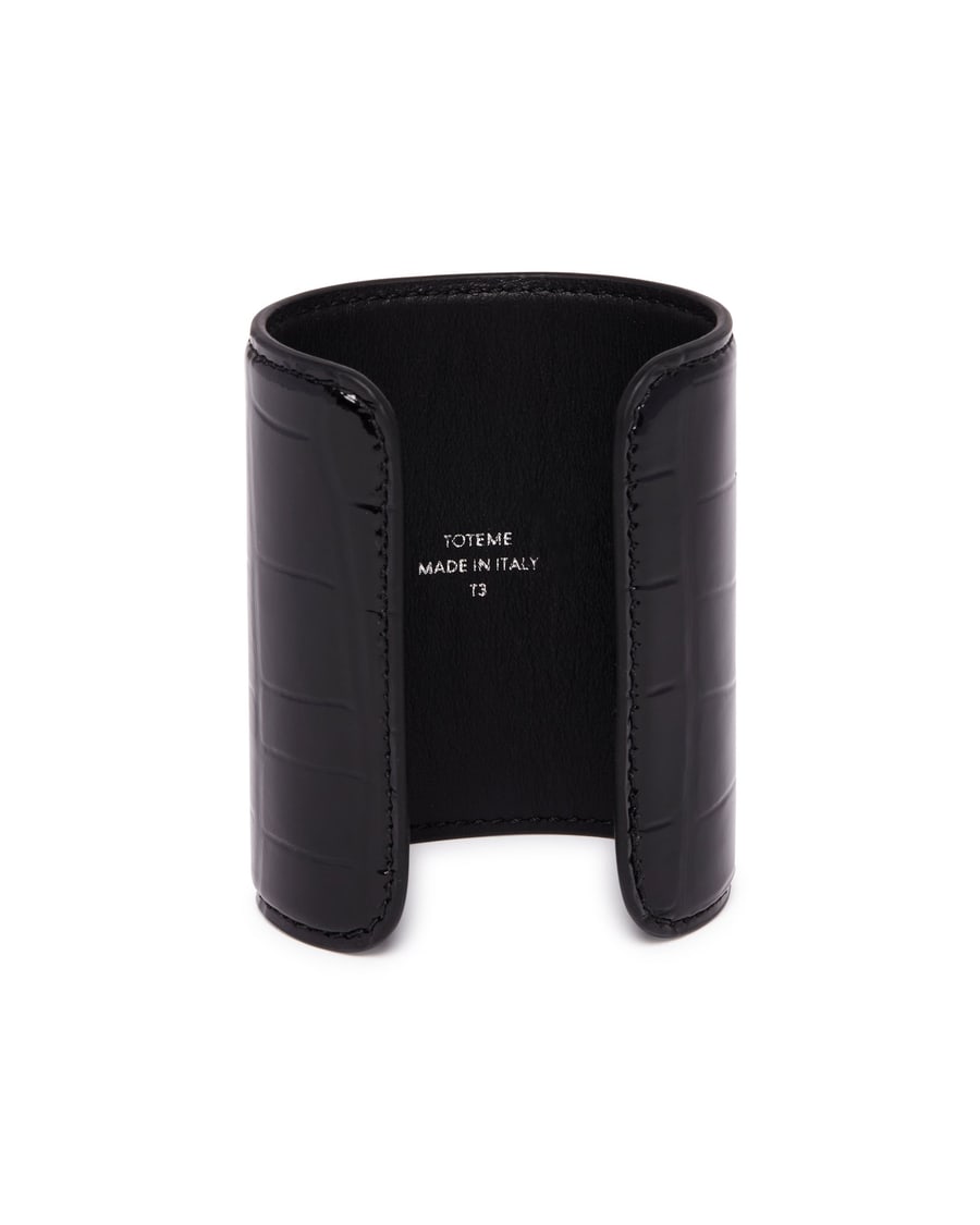Toteme Bracciale Rigido Nero, view 4