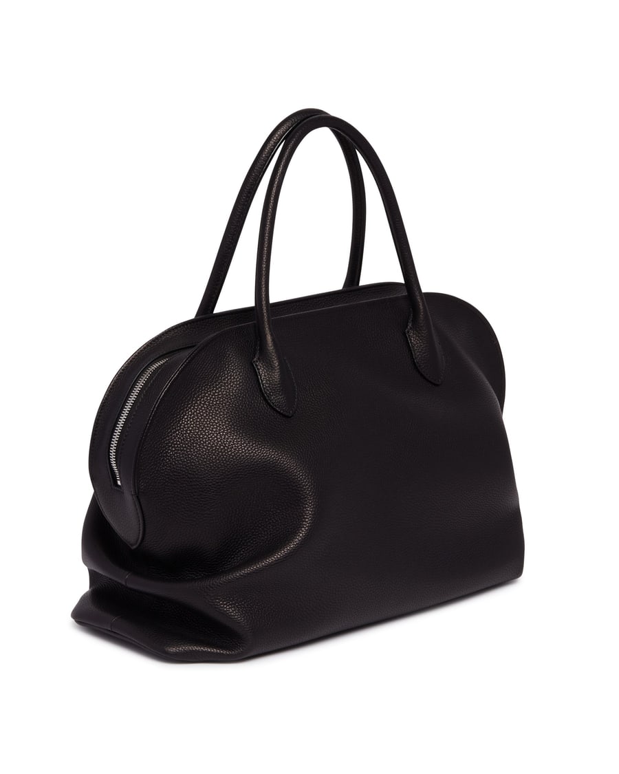 The Row Borsa Agnes 16 In Pelle Nera, view 3