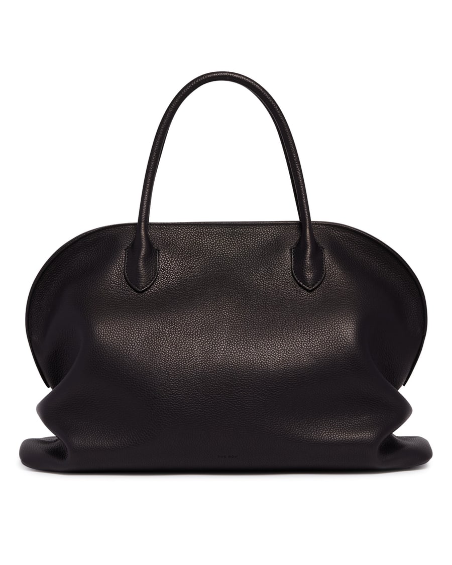 The Row Borsa Agnes 16 In Pelle Nera, view 6