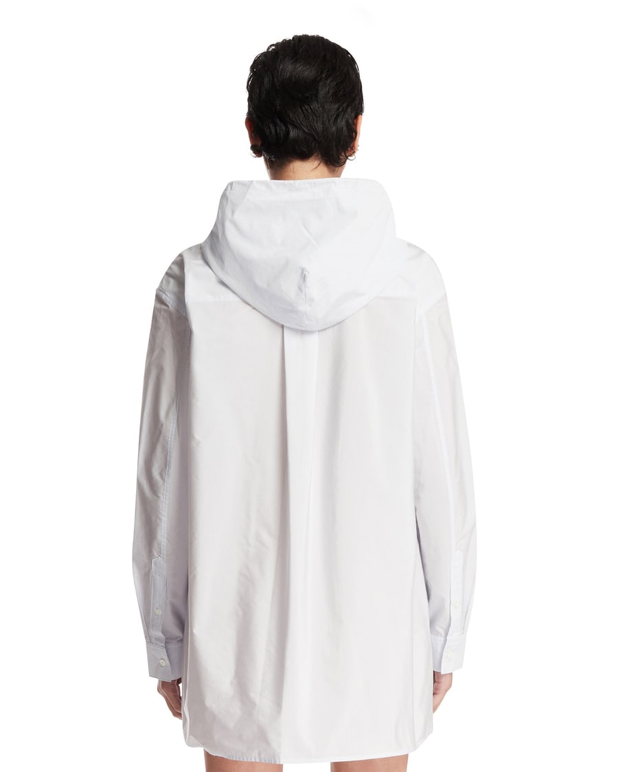 ALEXANDER WANG Track Jacket Con Cappuccio Bianca, view 5