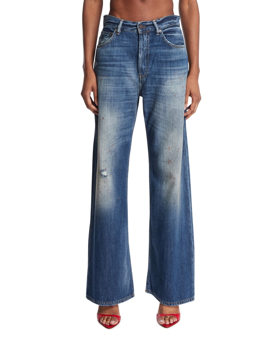 ACNE STUDIOS Jeans In Cotone Blu