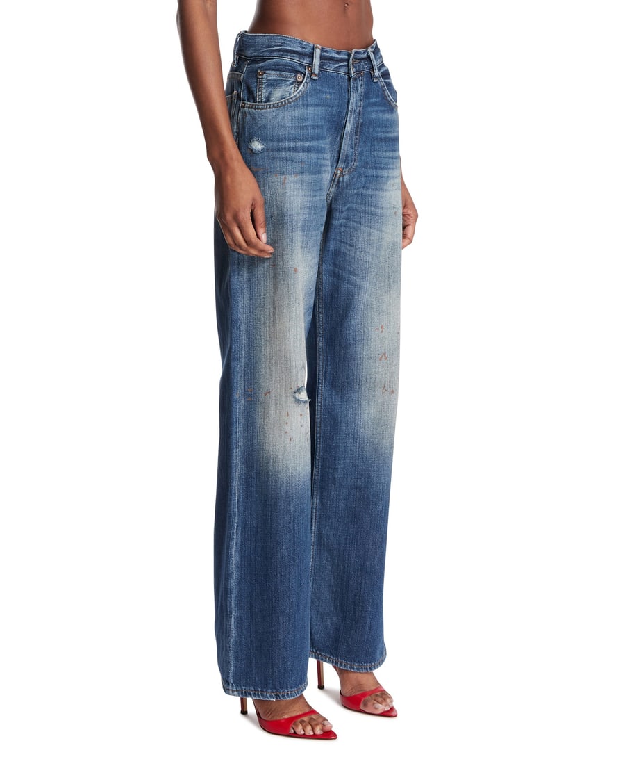 ACNE STUDIOS Jeans In Cotone Blu, view 2