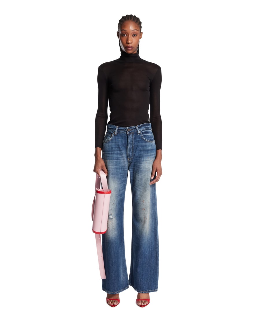 ACNE STUDIOS Jeans In Cotone Blu, view 3