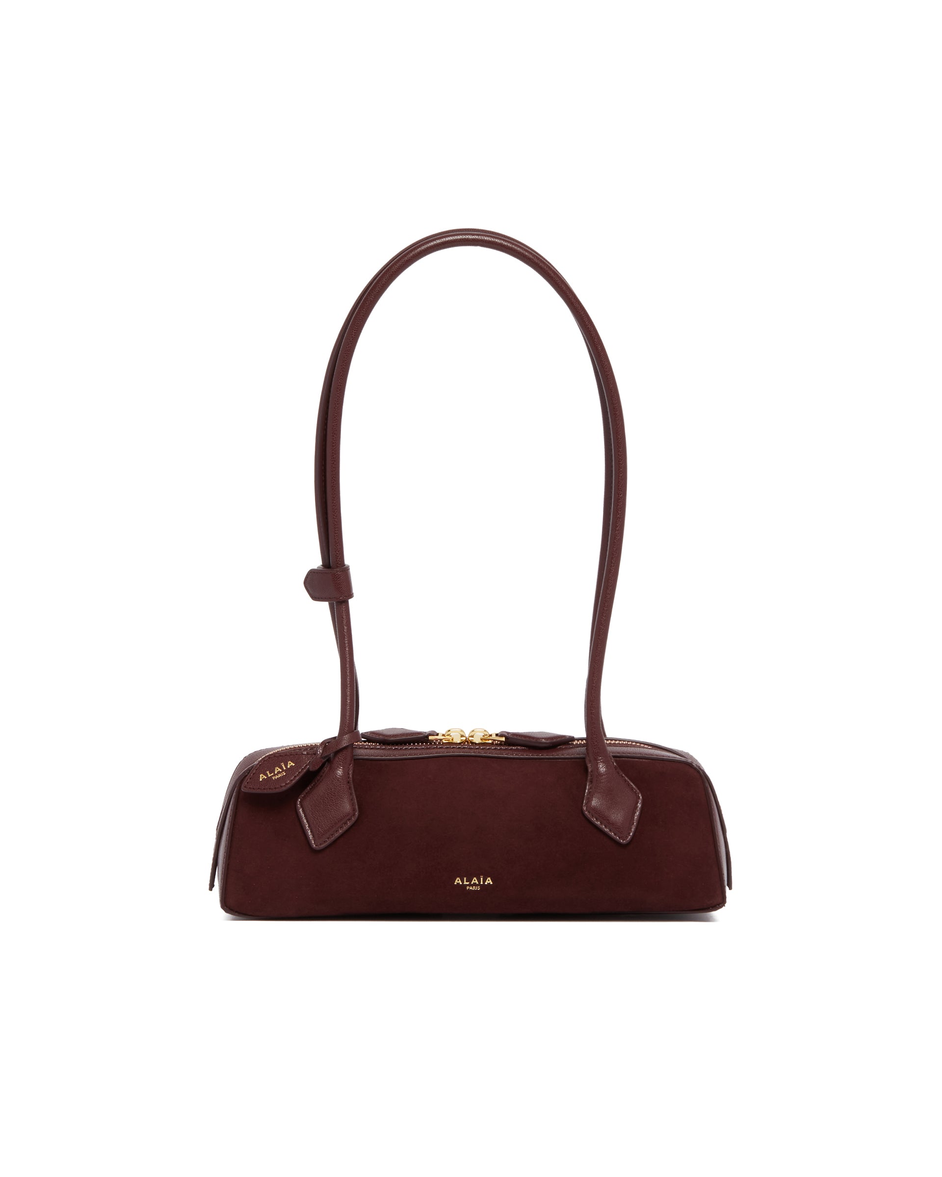 Alaïa Borsa Le Teckel Piccola Burgundy, view 2