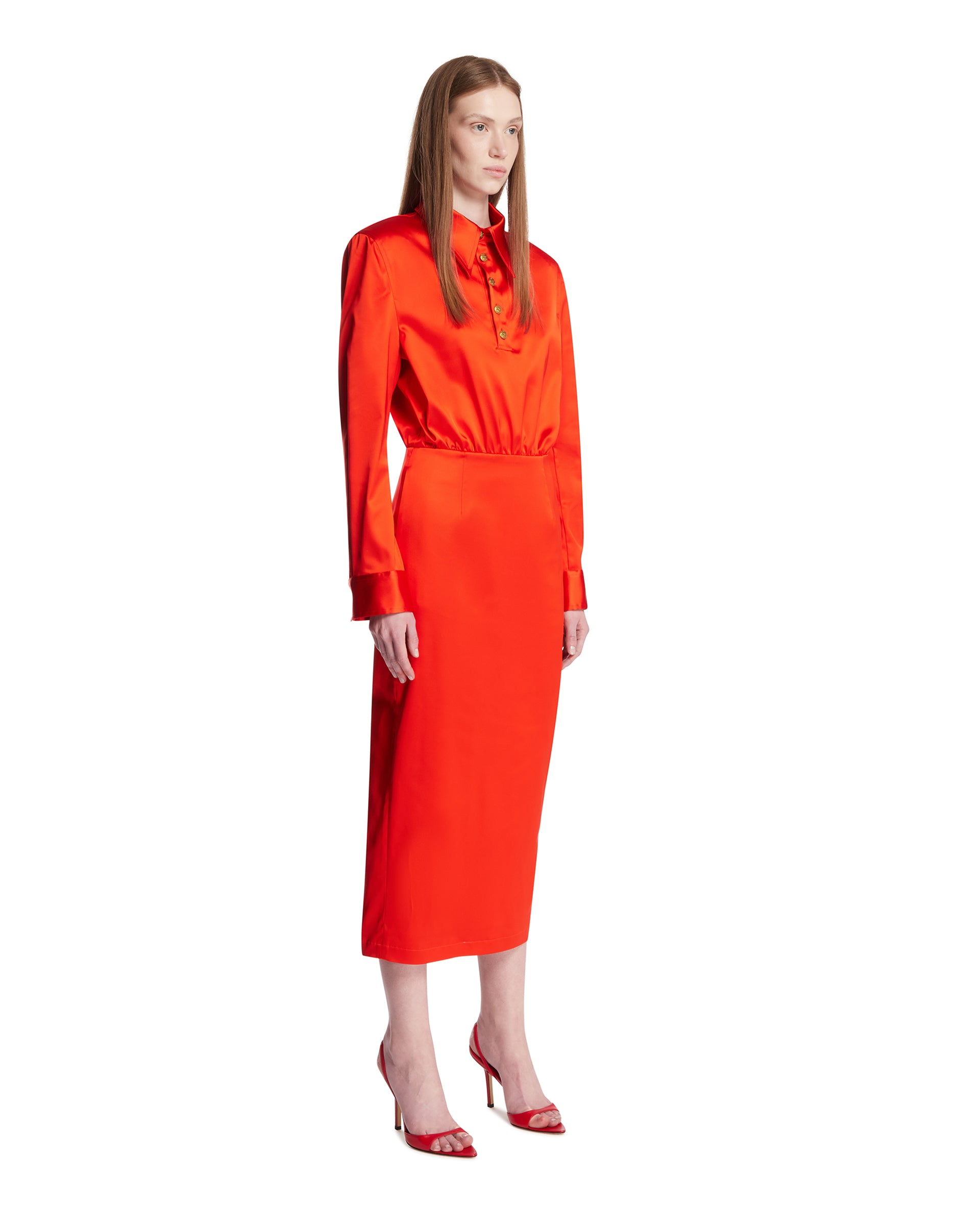 WILLY CHAVARRIA The Polo Dress Rosso, view 2