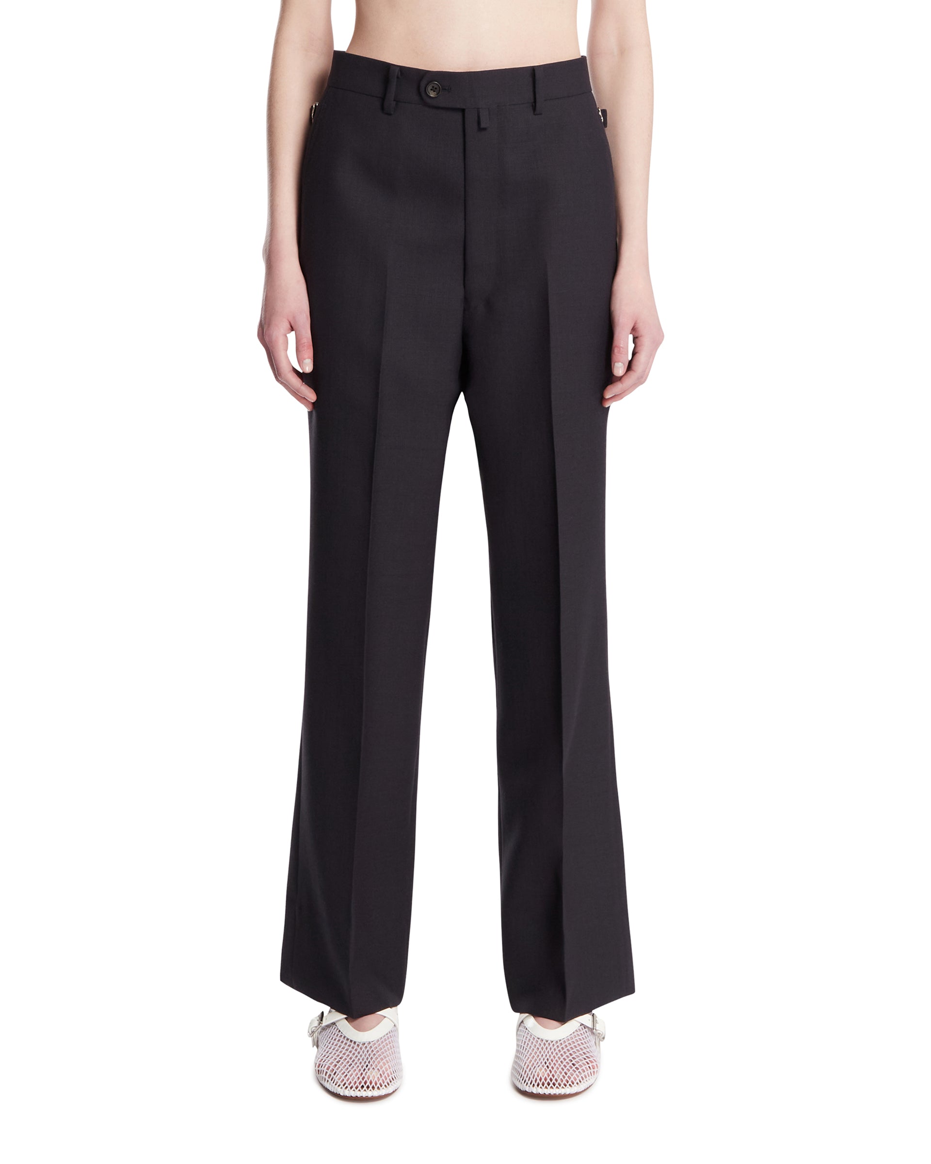 RAINMAKER Pantaloni Sartoriali In Lana Blu