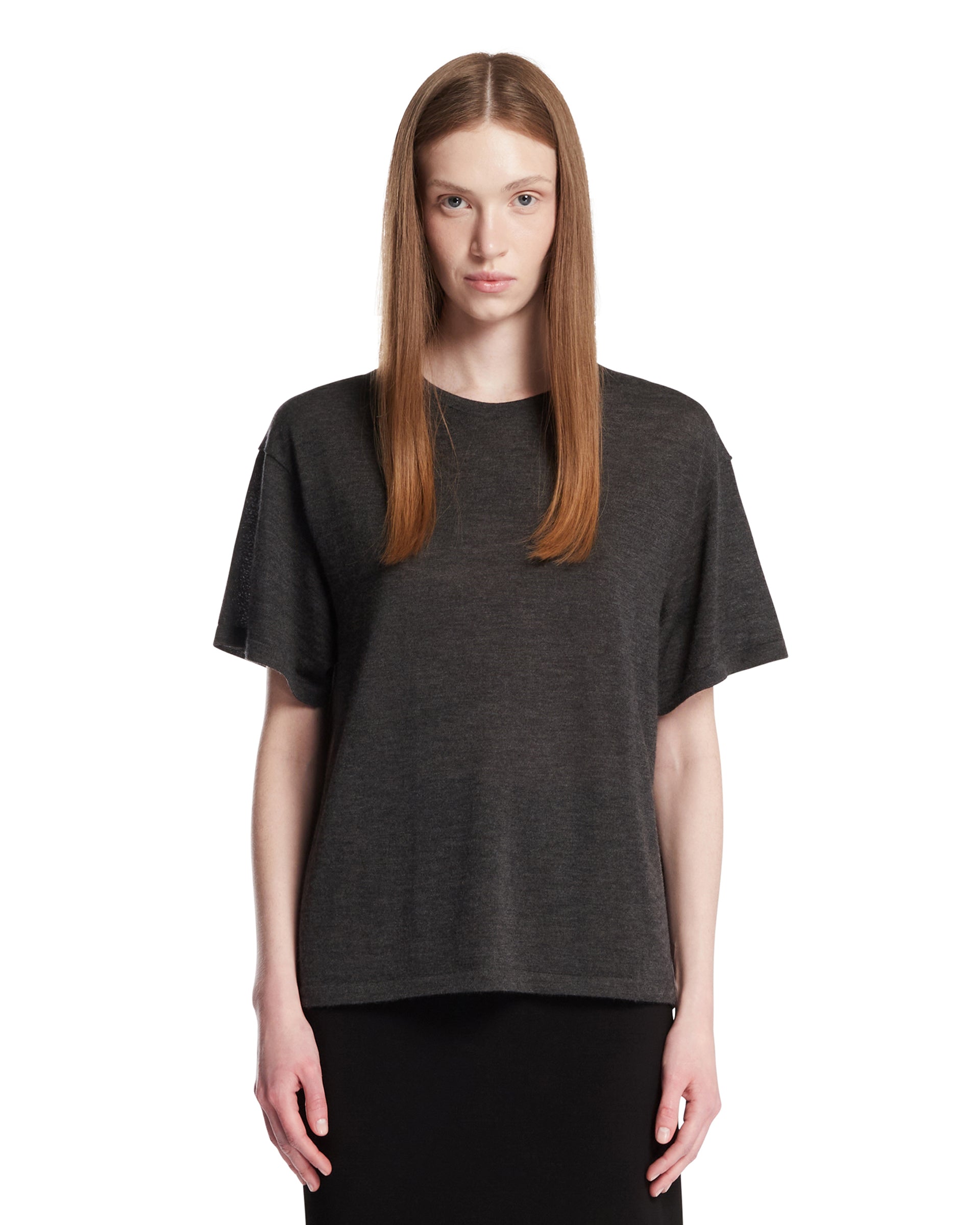 The Row T-Shirt In Cashmere Grigia
