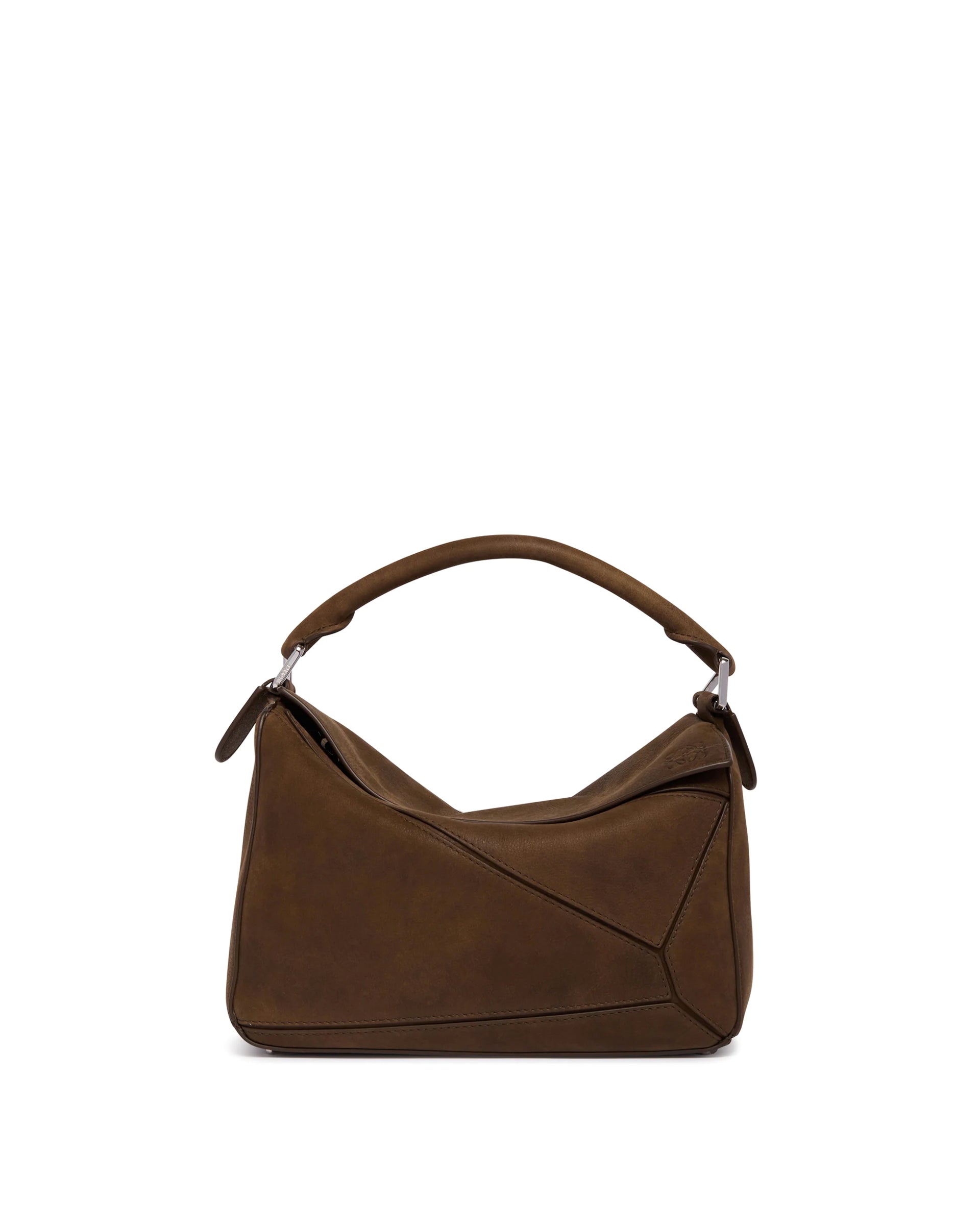 Loewe Borsa Featherlight Puzzle Piccola Marrone
