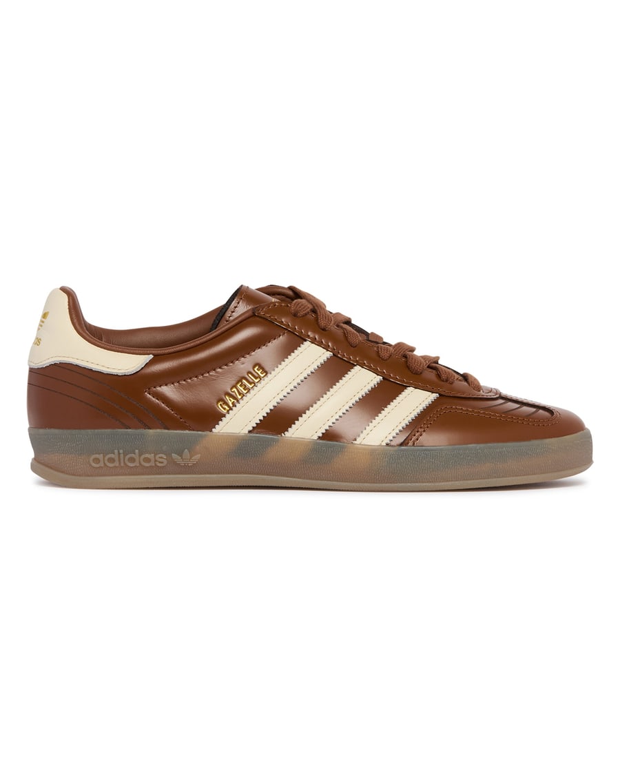 ADIDAS ORIGINALS Sneakers Gazelle Indoor In Pelle Marroni, view 2