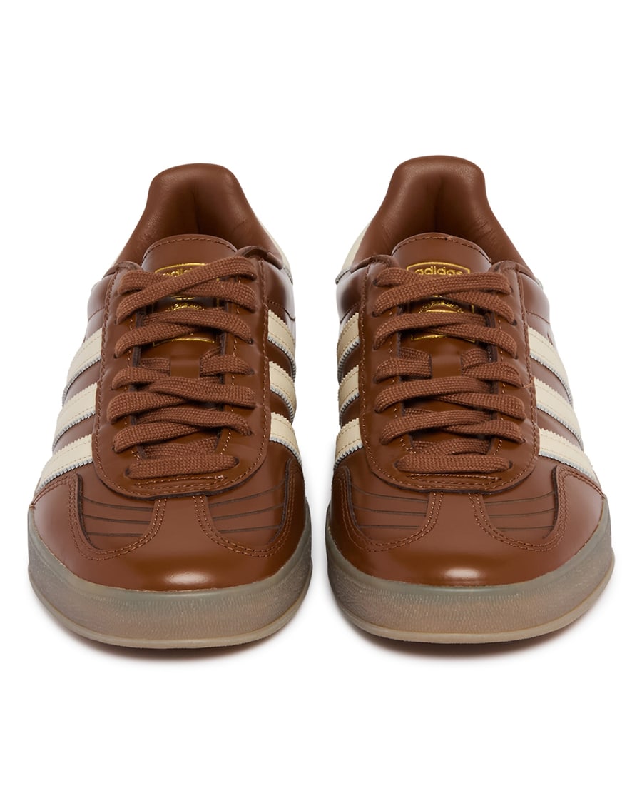 ADIDAS ORIGINALS Sneakers Gazelle Indoor In Pelle Marroni, view 5