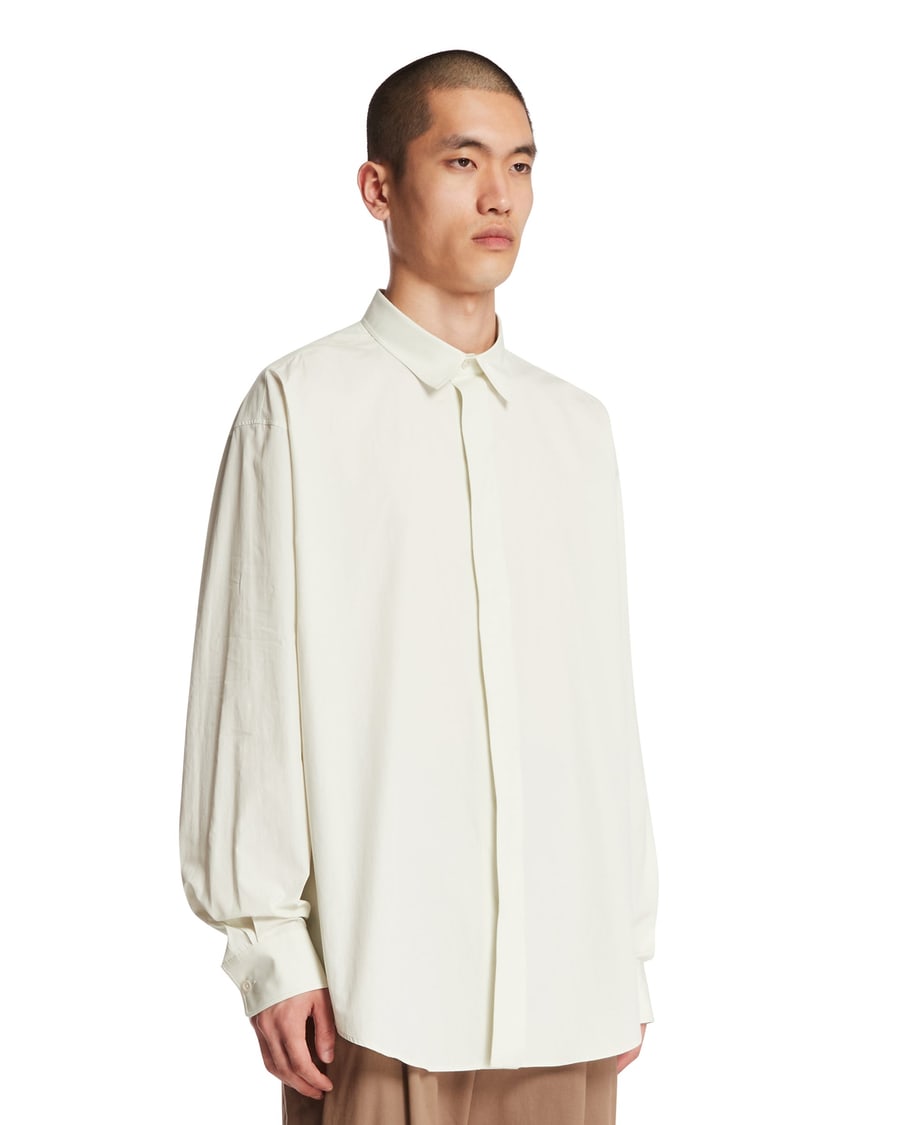 The Row Camicia in Cotone Nilo Verde, view 2