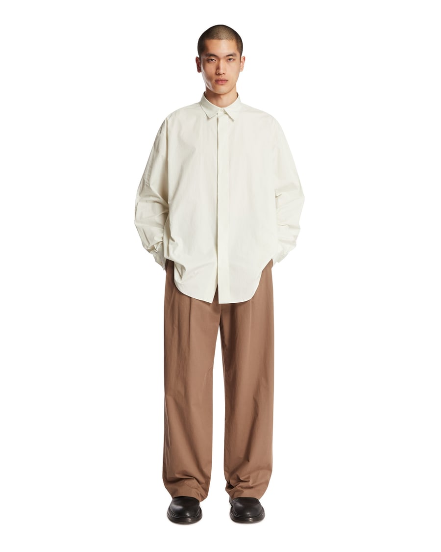 The Row Camicia in Cotone Nilo Verde, view 3