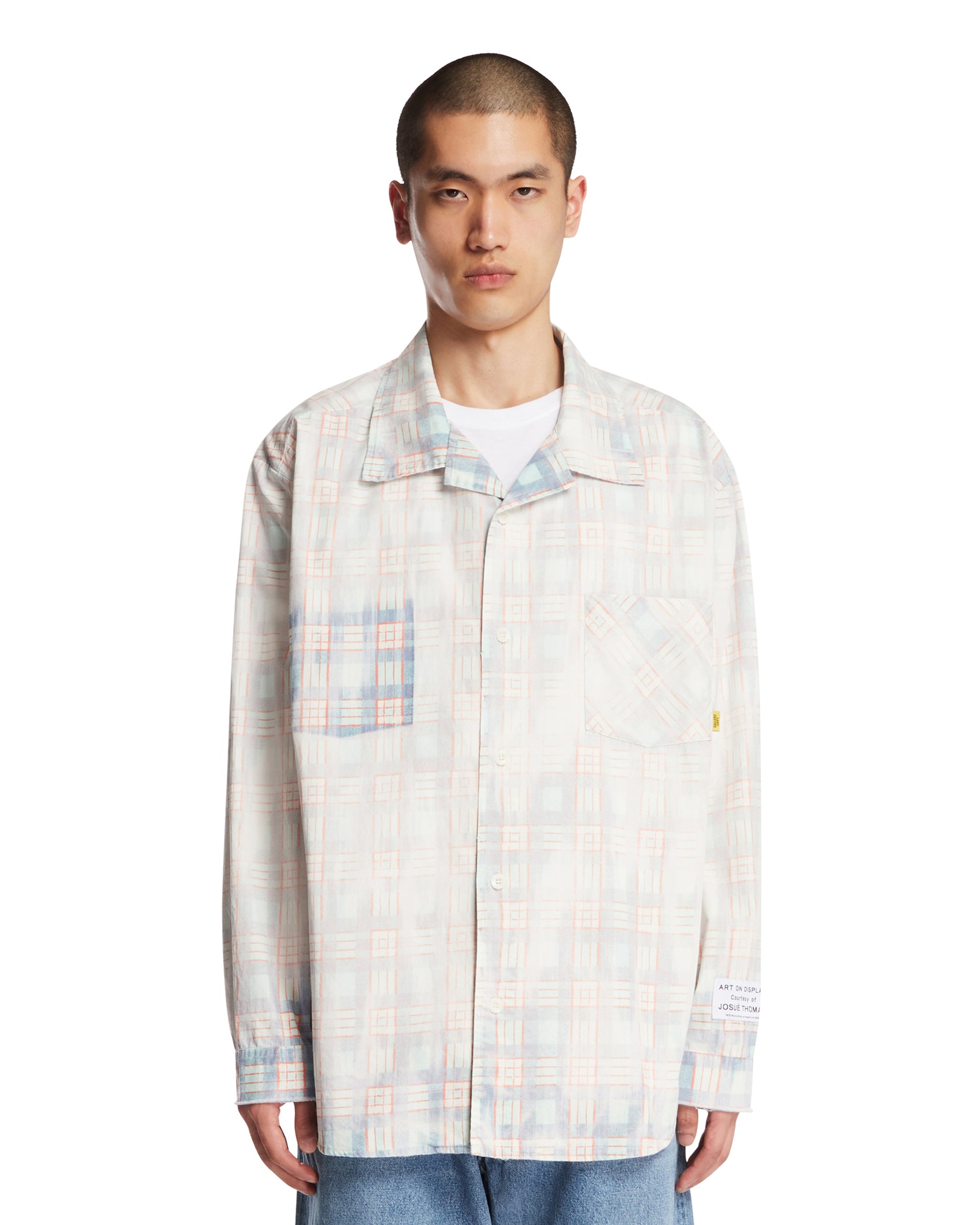 GALLERY DEPARTMENT Camicia A Quadri Effetto Faded Blu