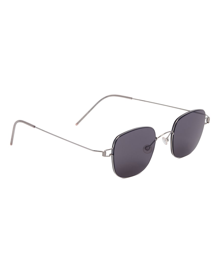 LINDBERG Occhiali Da Sole Air Rim Titanium 8216 Argentati, view 4